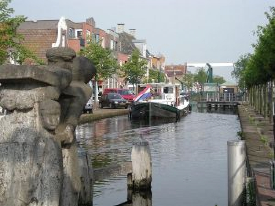 Foto van de markt in Gorredijk